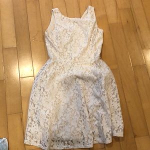 Cream lace dress